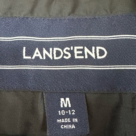 Lands End leopard print down vest - Picture 4 of 5